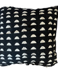 African Mudcloth Cushion/Scatters - Black 60x60cm