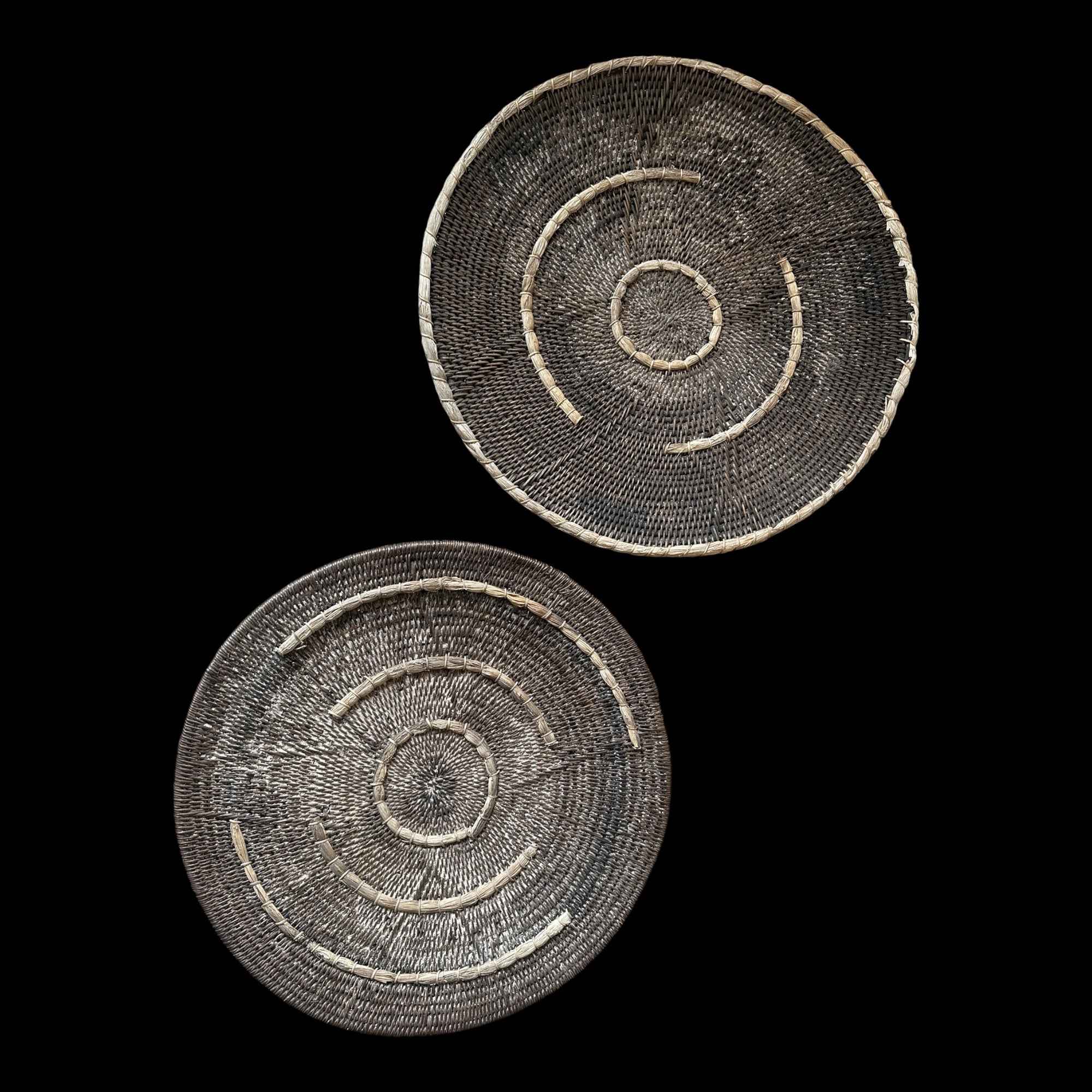 Vintage Makenge Baskets  - 2 piece set 45-50cm