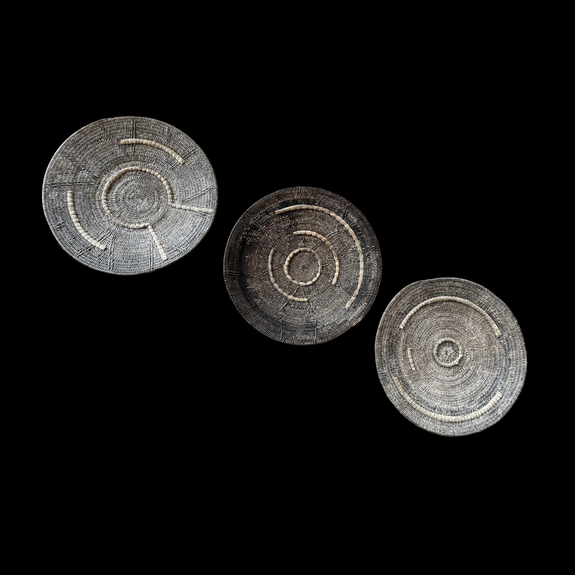 Vintage Makenge Baskets  - 3 piece set 45-50cm