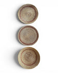 Makenge Baskets  - Natural/Rust 3 piece set 45-50cm
