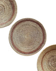 Makenge Baskets  - Natural/Rust 3 piece set 45-50cm