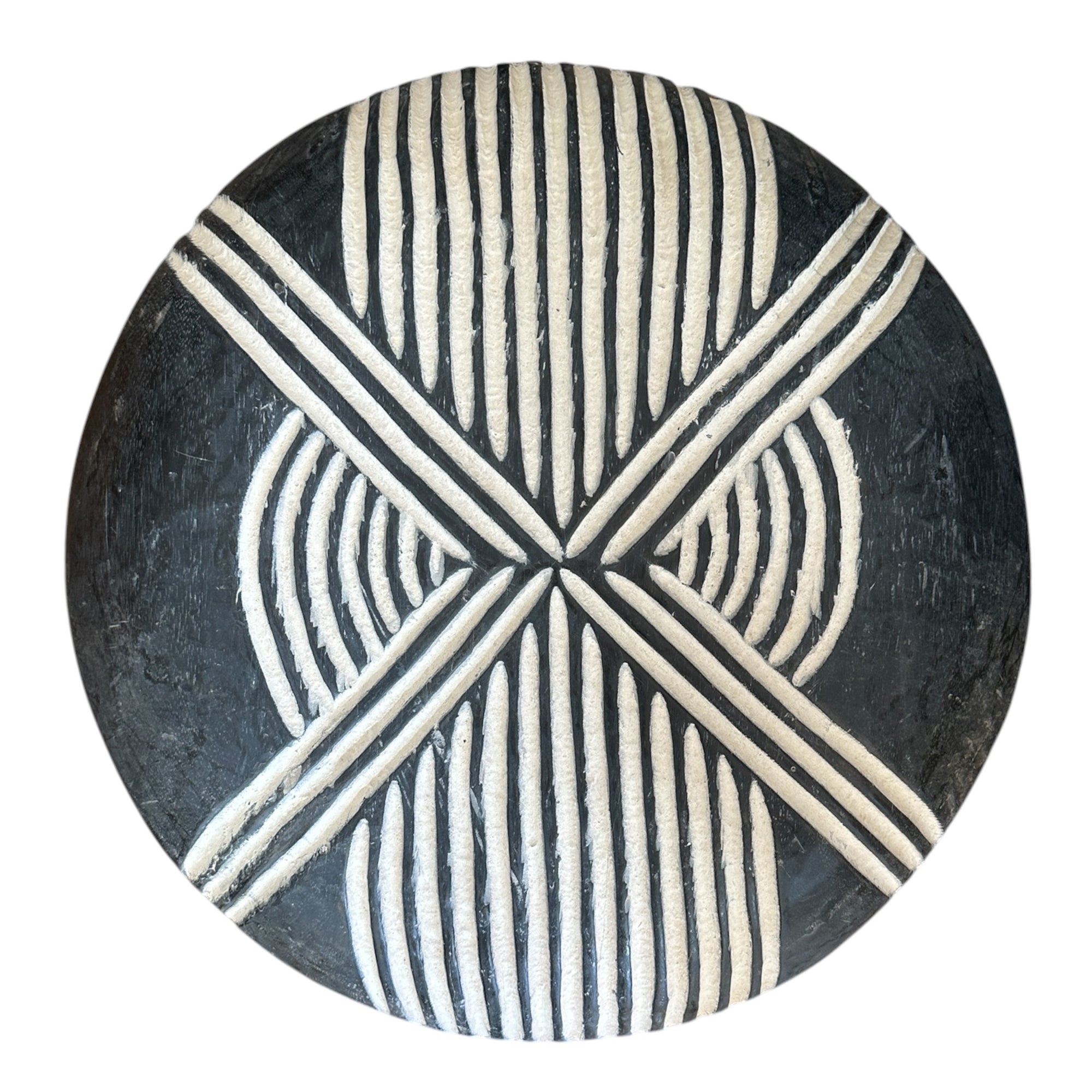 African Wooden Shields - 3 Piece Set
