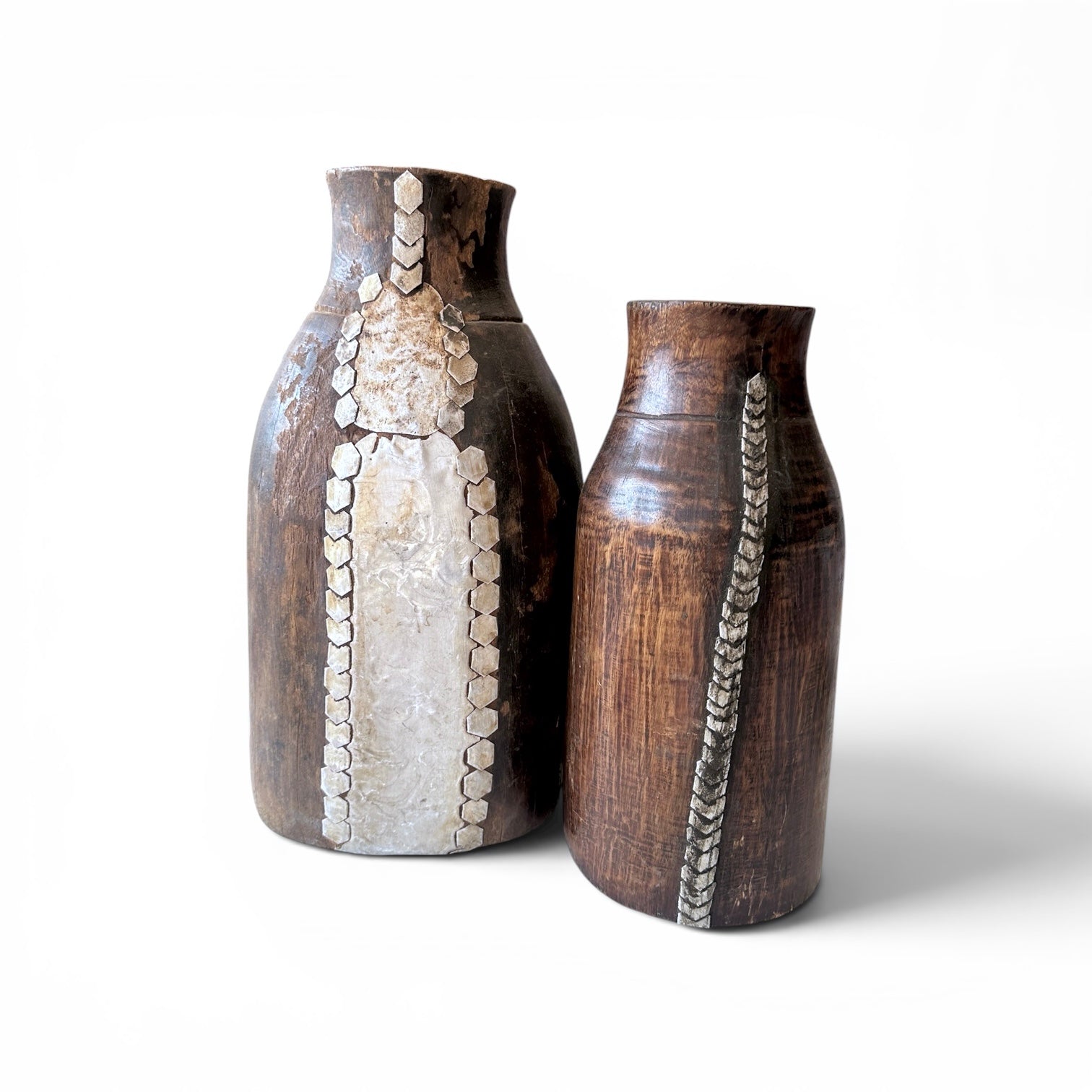 Tutsi Wooden Vases - Rwanda (L)