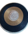 African Beaded Shield - Black/Gold