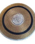 African Beaded Shield - Gold/Black