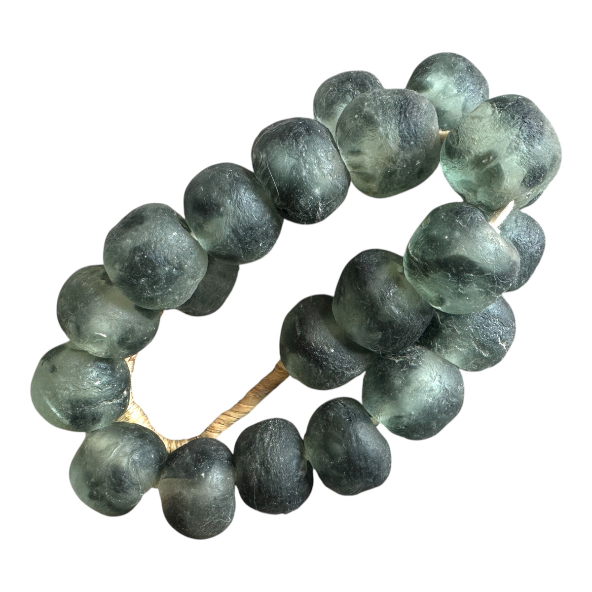 Ghanaian Glass Beads Imported - Mottle