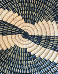 Rwanda Basket Wall Decor Set - 7 Piece White/Blue (Sisal Imported)