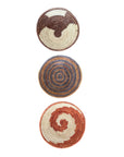 Rwanda Basket Wall Decor Set - 3 Piece Rustic Naturals (Sisal Imported)
