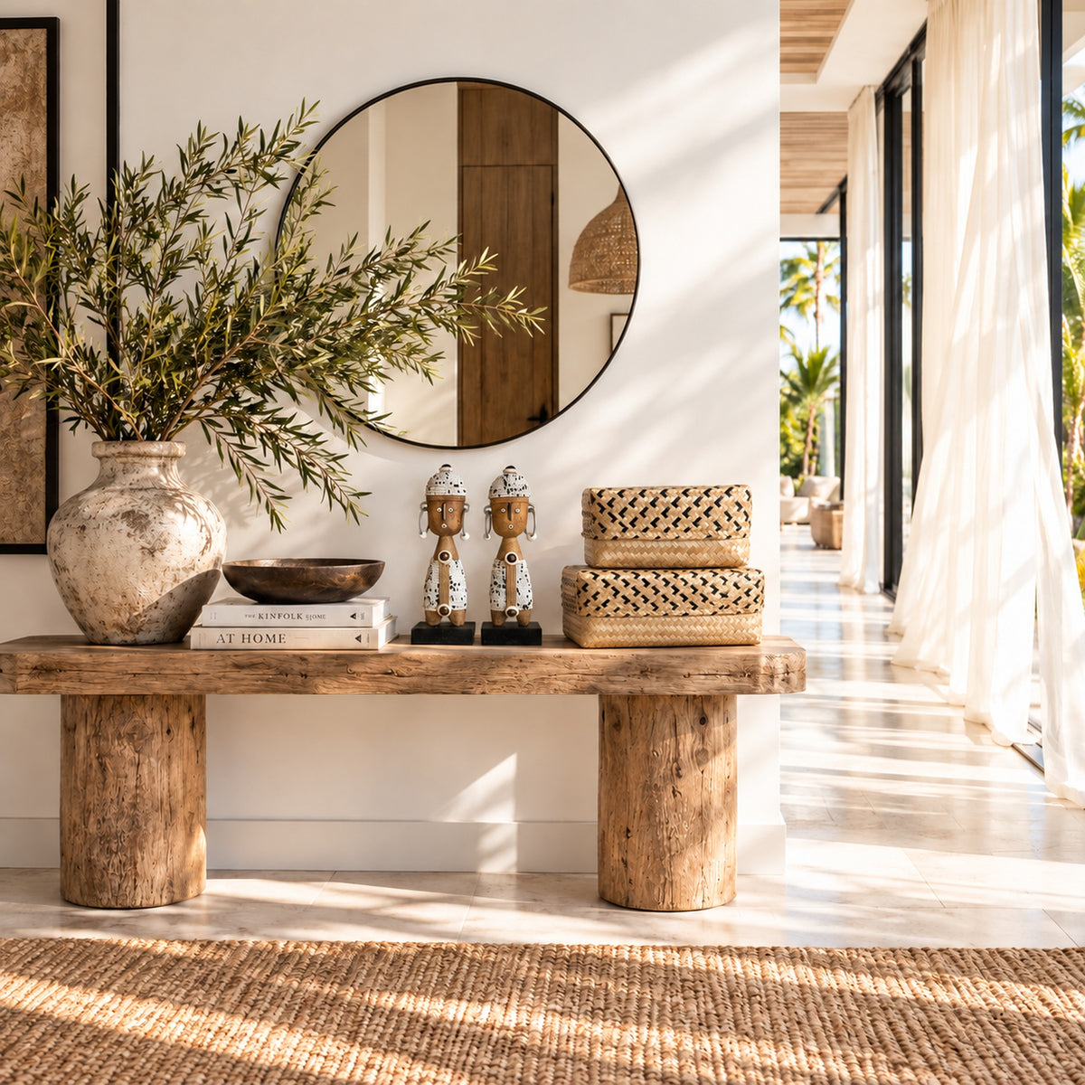 Rattan Indonesian Storage Baskets