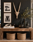 Wooden Gemsbok Horns