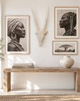 Wooden Gemsbok Horns