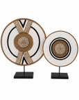 African Beaded Shield - 2 Set