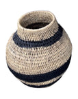 Buhera Baskets - Black Stripe - eyahomeliving