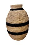 Buhera Baskets - Black Stripe - eyahomeliving