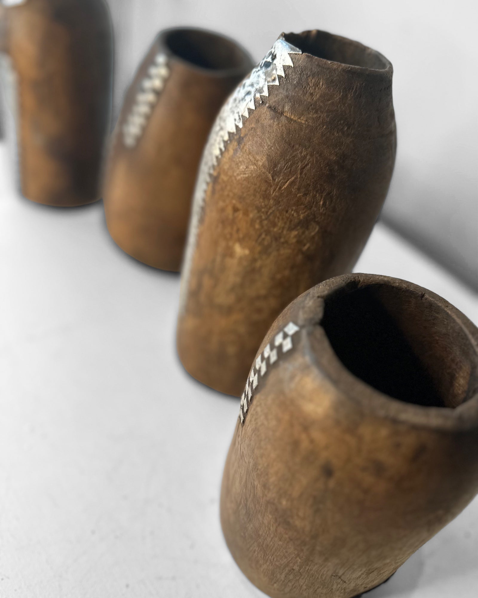 New - Tutsi Wooden Vases - Rwanda (M/L) - eyahomeliving