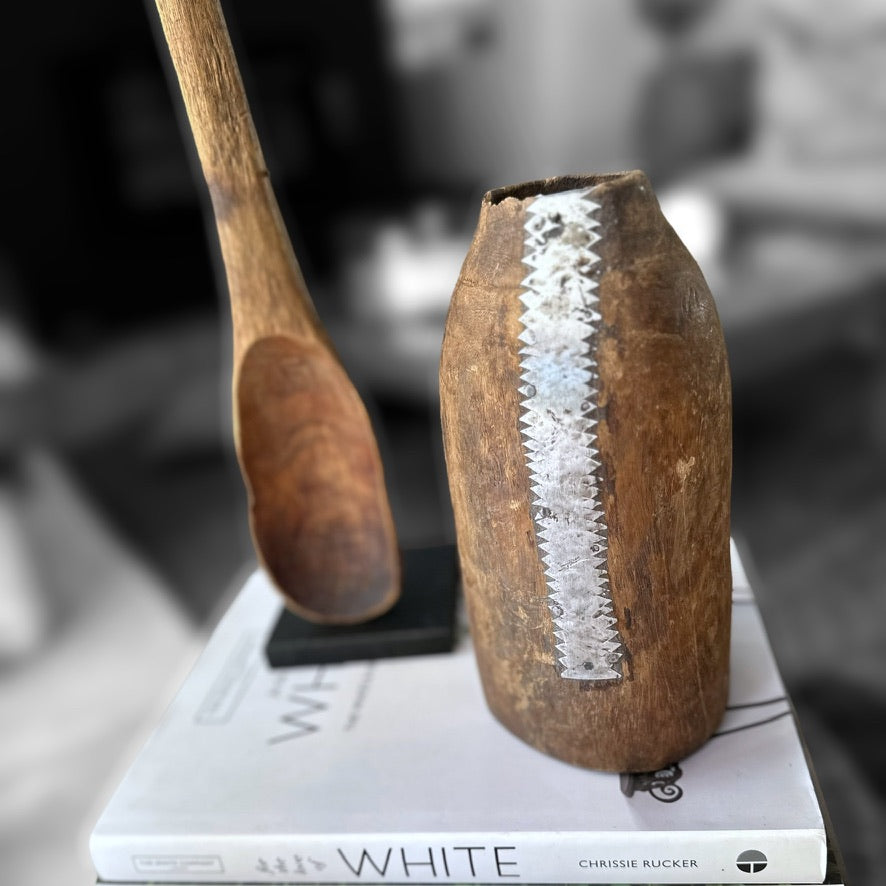 New - Tutsi Wooden Vases - Rwanda (M/L) - eyahomeliving
