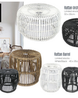 Rattan Side Tables - eyahomeliving