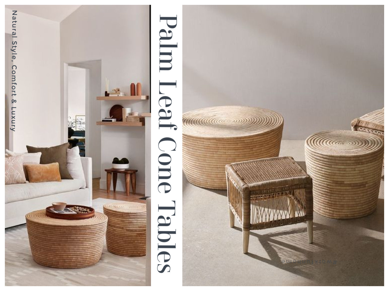 Malawi Cone Tables - eyahomeliving