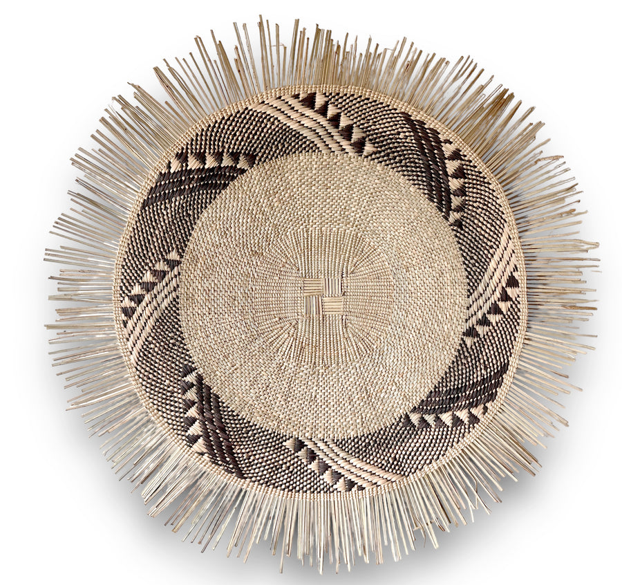 Tonga Baskets - Fringed - Flat Style - NEW