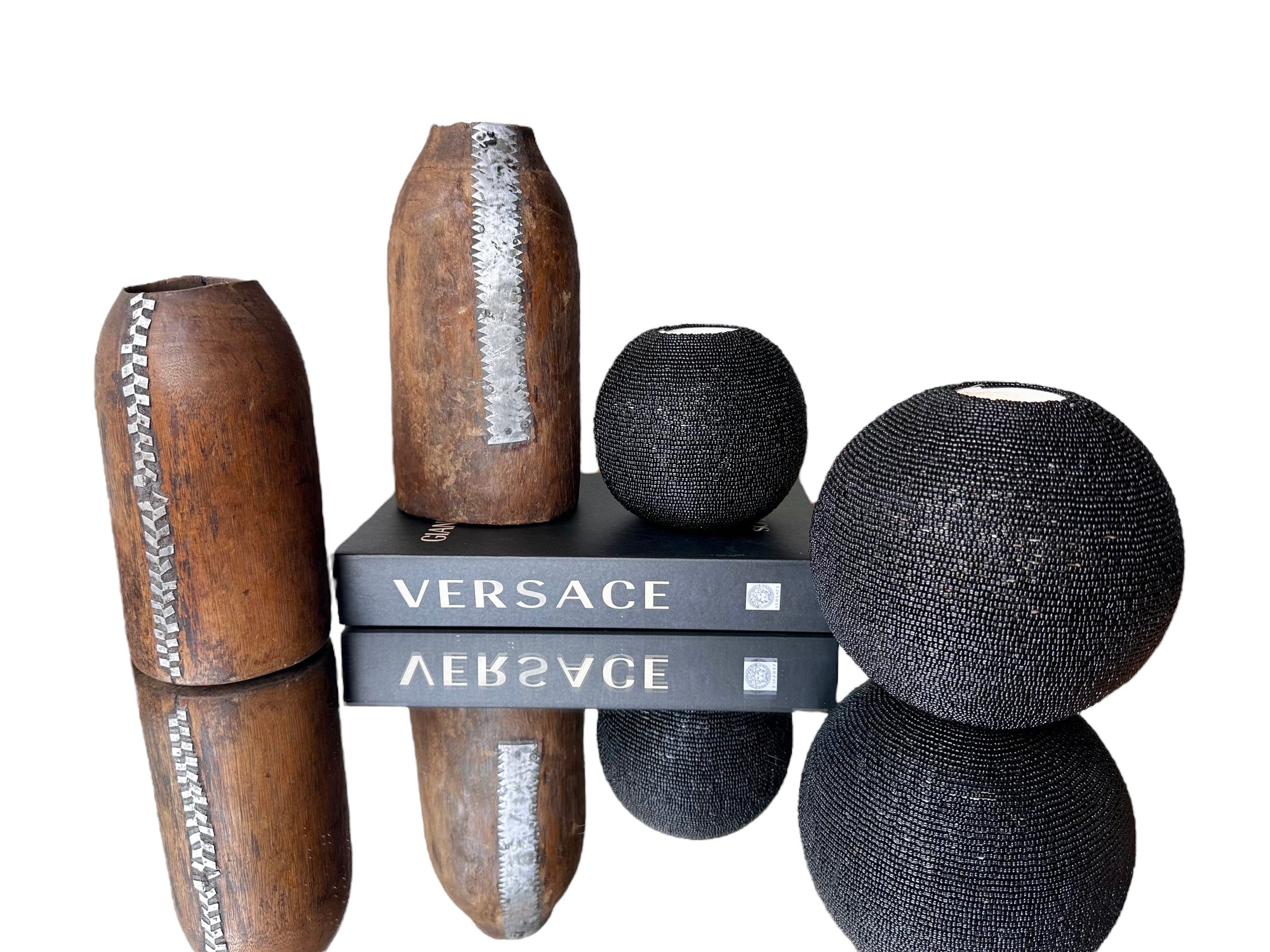 New - Tutsi Wooden Vases - Rwanda (M/L) - eyahomeliving