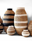 Buhera Baskets - Black Stripe - eyahomeliving