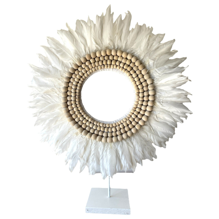 Shell/Feather Collar - eyahomeliving