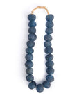 Ghanaian Glass Beads Imported - Blue - eyahomeliving