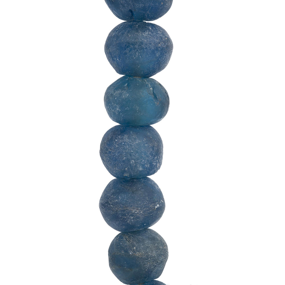 Ghanaian Glass Beads Imported - Blue - eyahomeliving