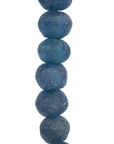 Ghanaian Glass Beads Imported - Blue - eyahomeliving