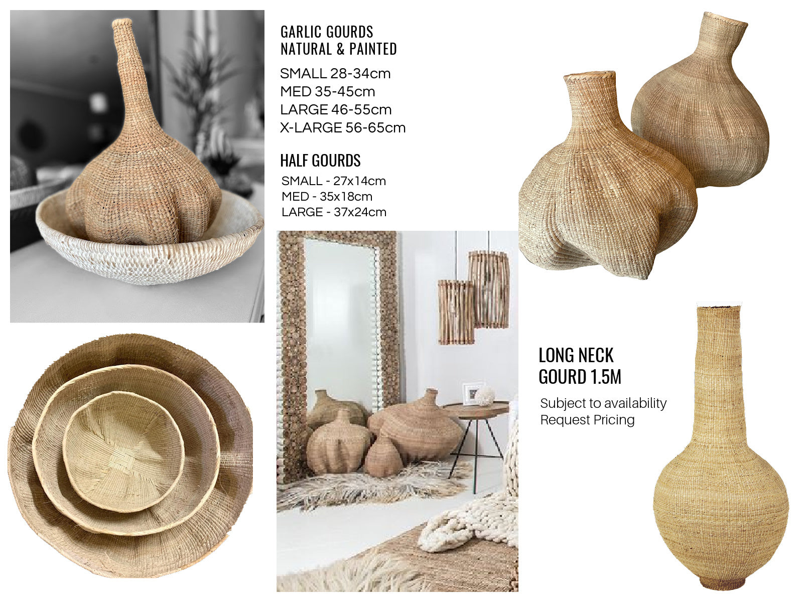 Garlic Gourds/Baskets - eyahomeliving