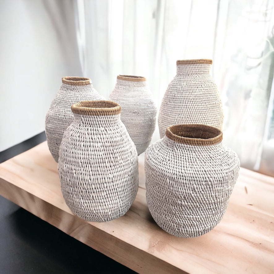 Buhera Baskets - White NEW