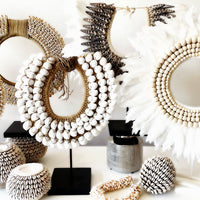 Shell/Feather Collar - eyahomeliving