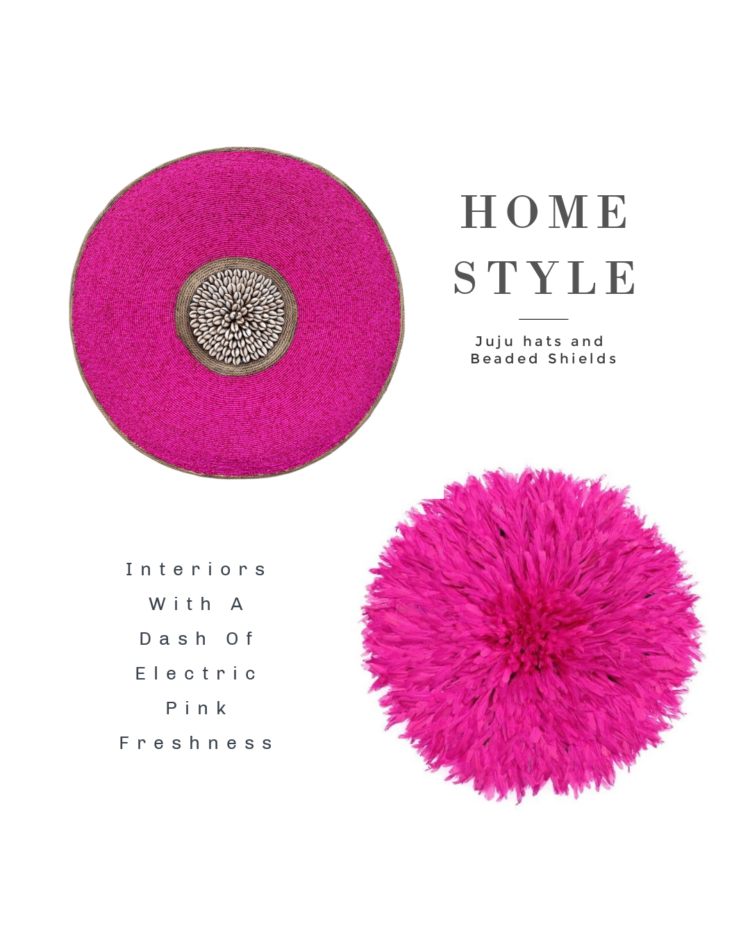 Juju Hats - Hot Pink - eyahomeliving