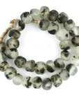 Ghanaian Glass Beads Imported - Camouflage Green - eyahomeliving