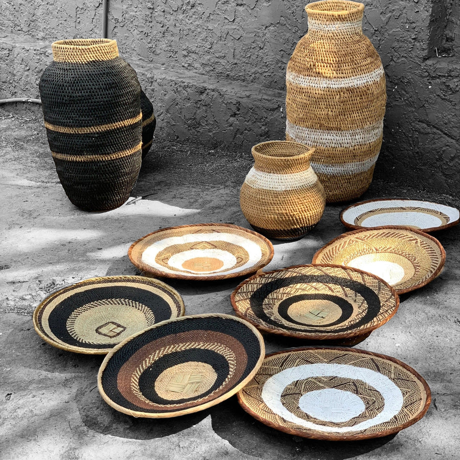 Tonga / Binga Baskets - Traditional - Natural - eyahomeliving