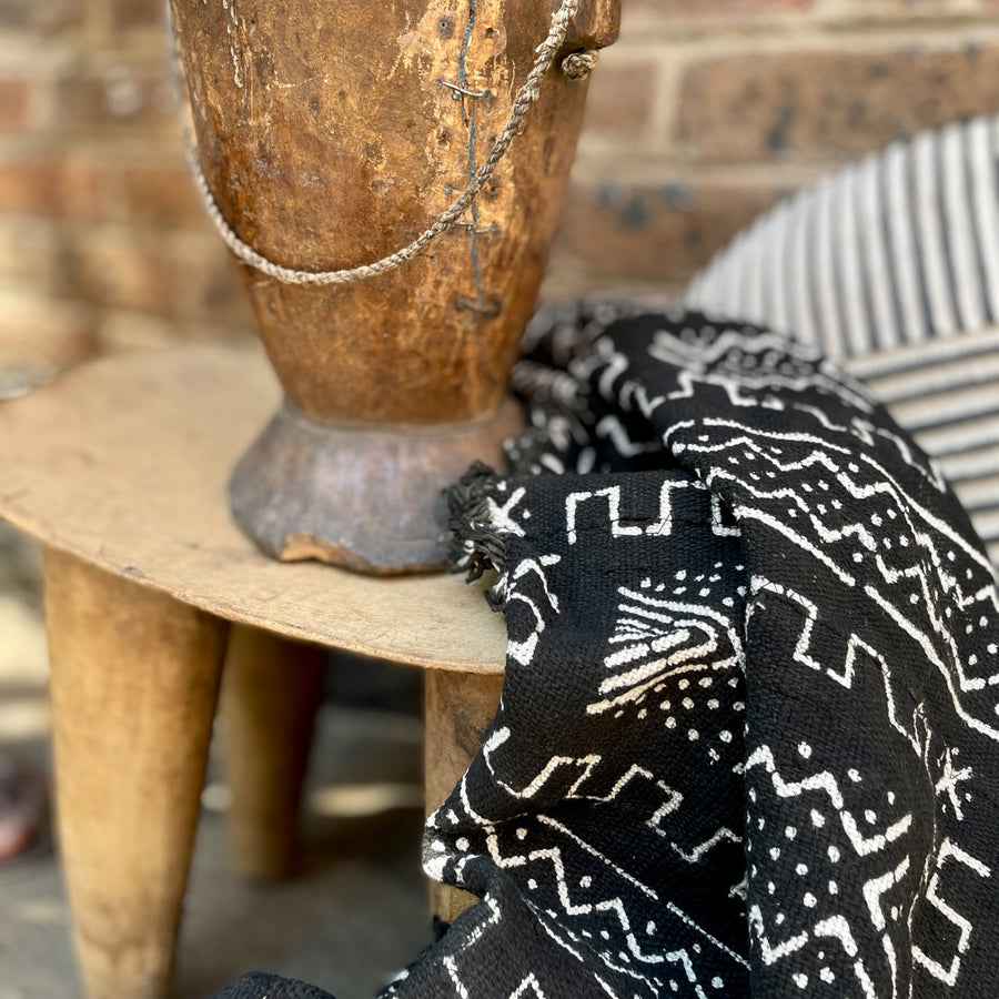 African Mudcloth Throws - eyahomeliving