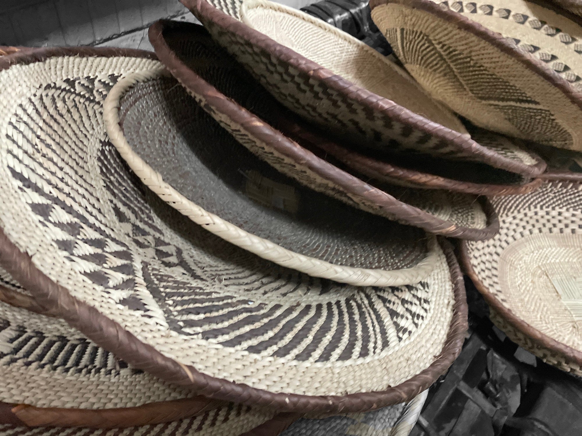 Tonga / Binga Baskets - Traditional Painted - eyahomeliving