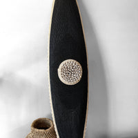 African Beaded Shield - Long Black - eyahomeliving