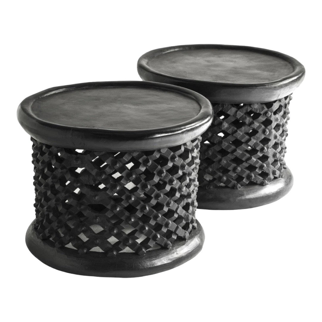 Bamileke Tables - Dark Brown - eyahomeliving