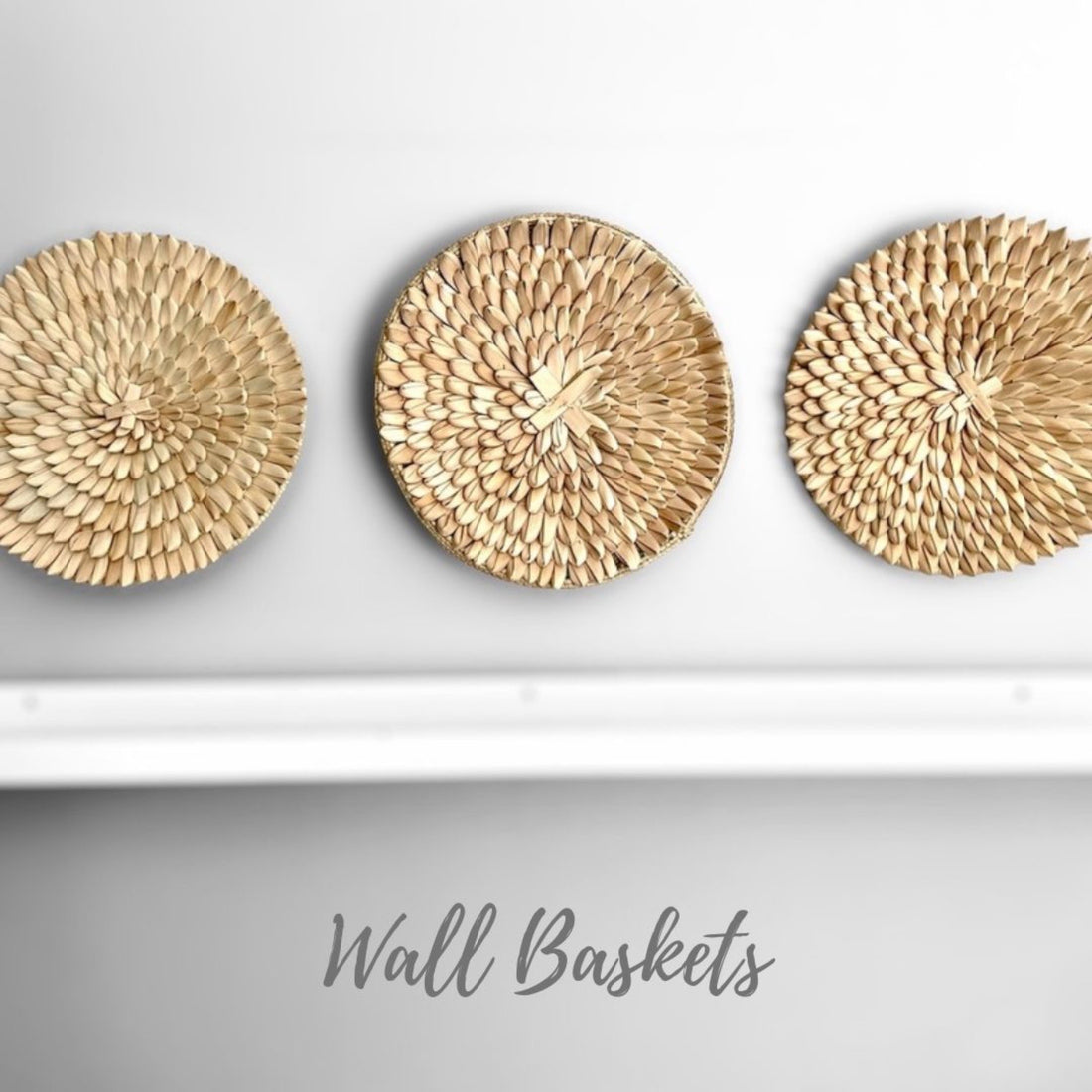 Porcupine Wall Baskets - Natural - eyahomeliving