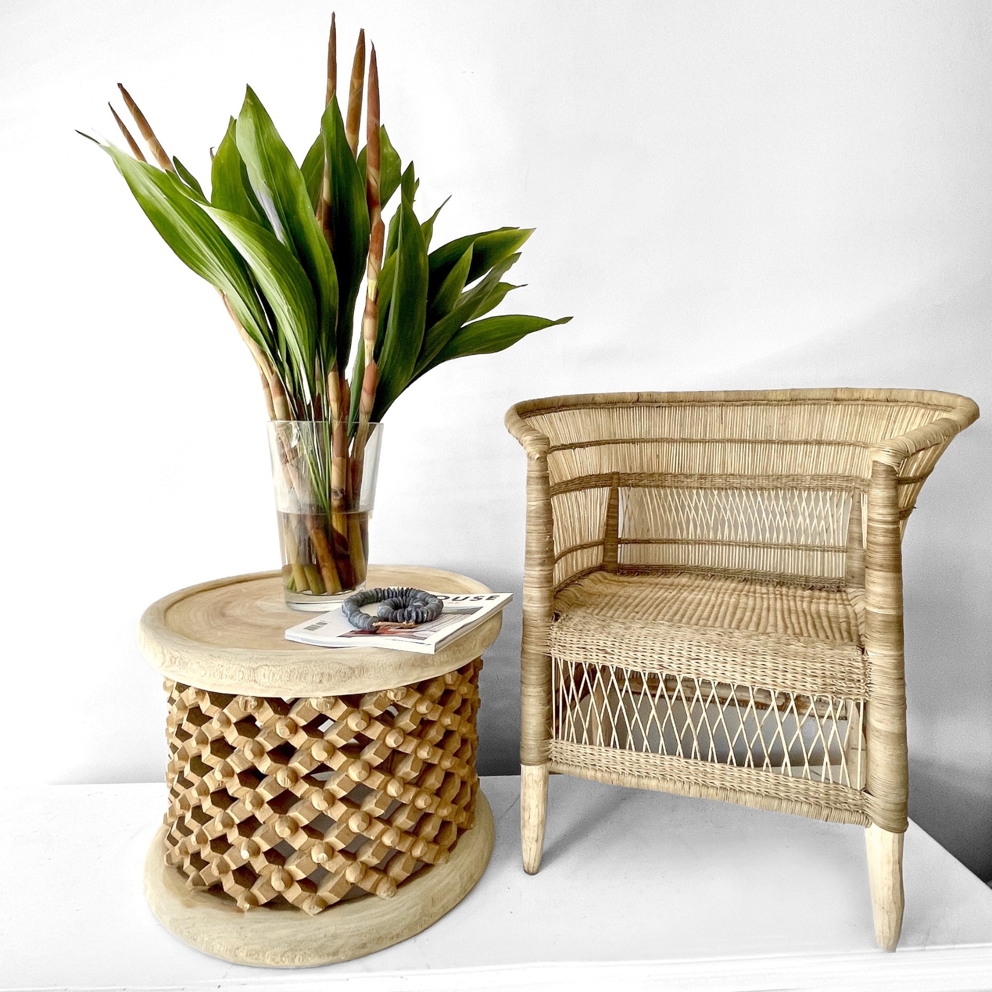 Malawi Cane Chairs - eyahomeliving