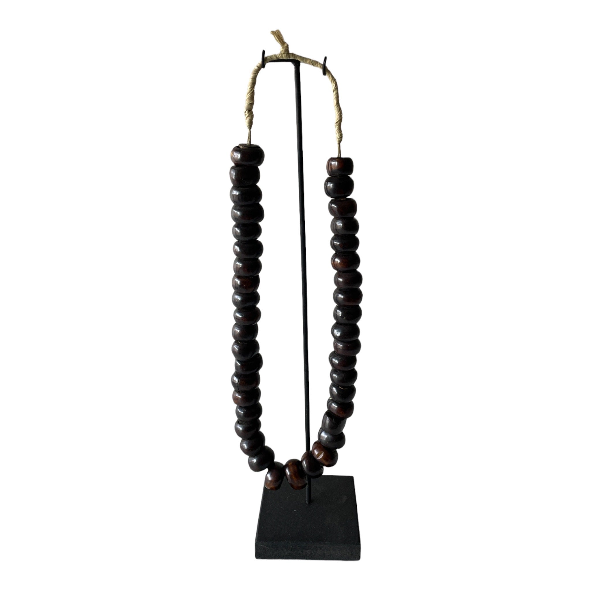 Kenyan Bone Beads - Dark Brown