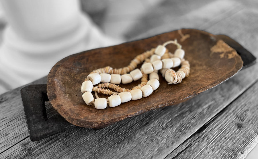 Kenyan Bone Beads - Natural - eyahomeliving