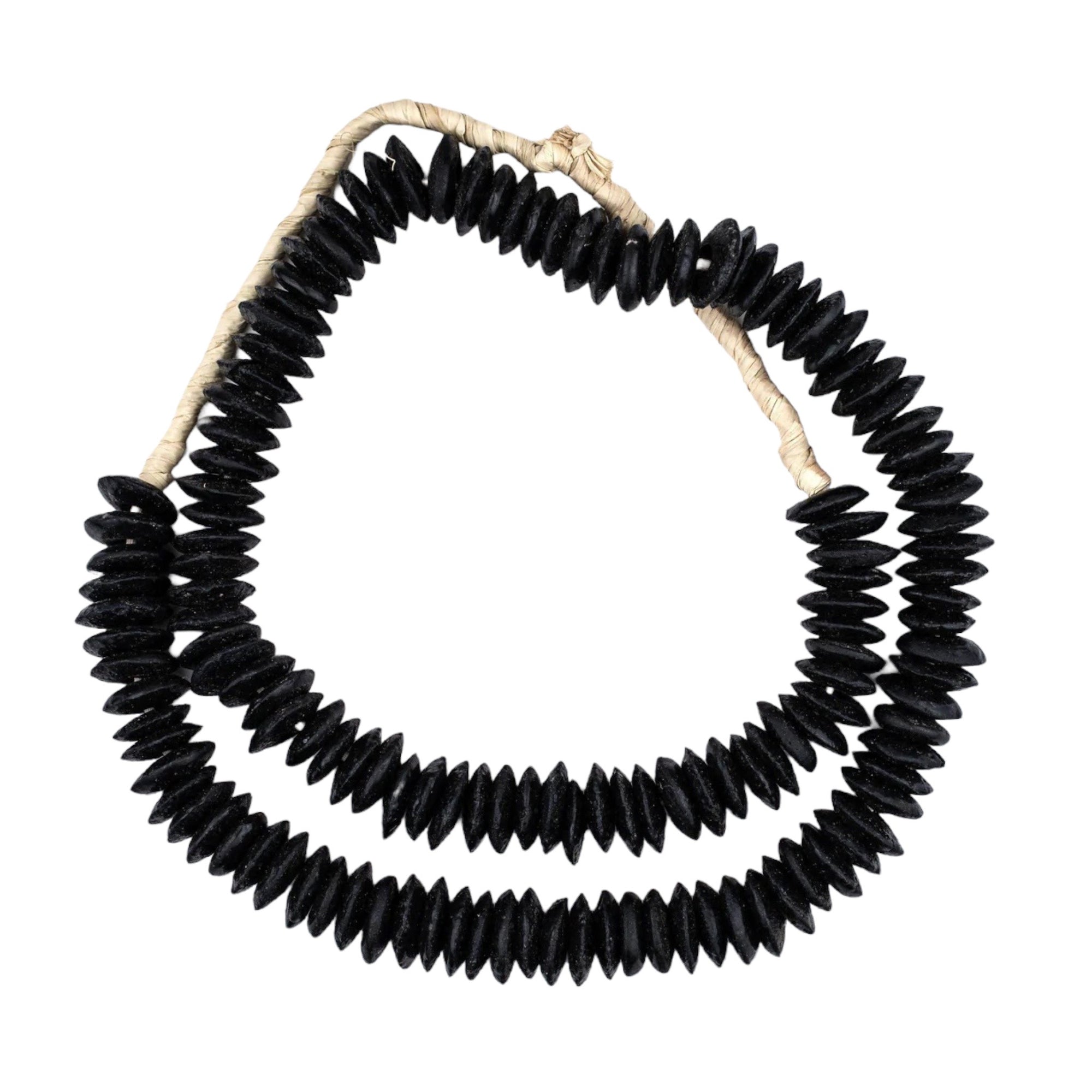 Ashanti Saucer Beads - Black - eyahomeliving