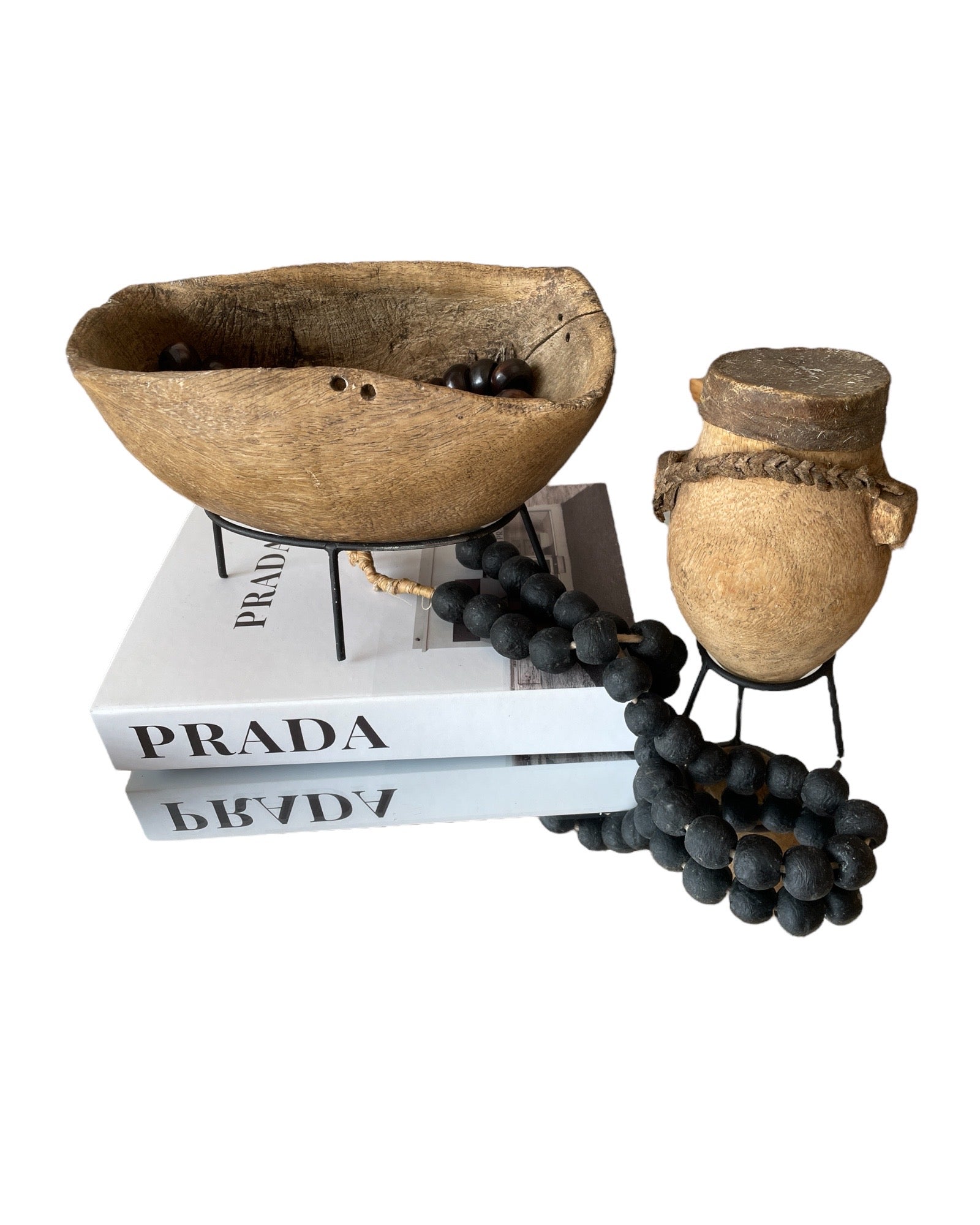 Vintage Turkana Honey Pot - Kenya - eyahomeliving