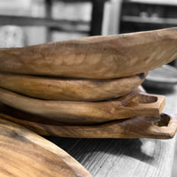 Hand Carved Wooden Platter