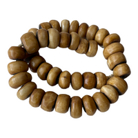 Kenyan Bone Beads - Toffee Brown - eyahomeliving