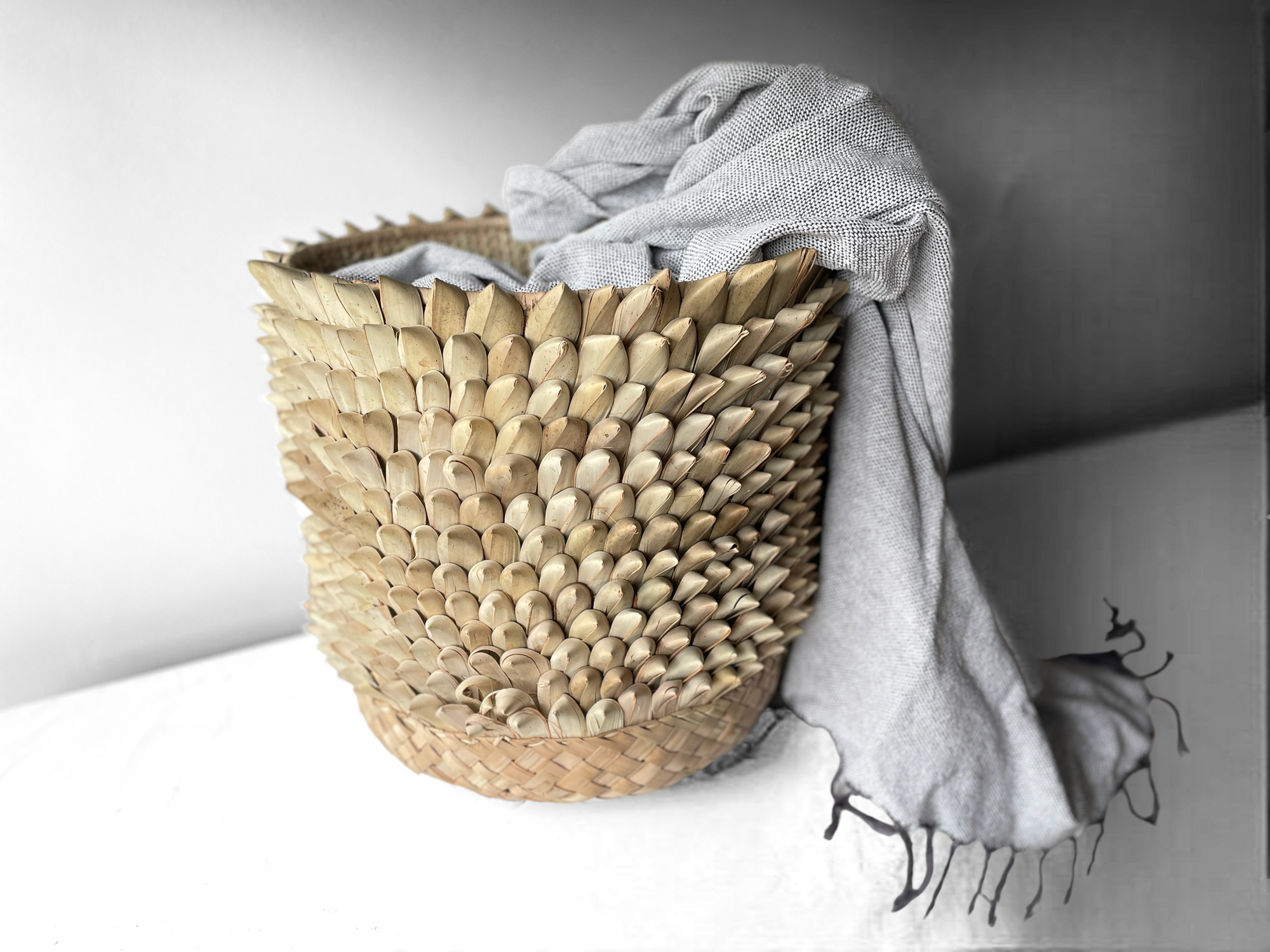 Porcupine Floor Baskets - eyahomeliving