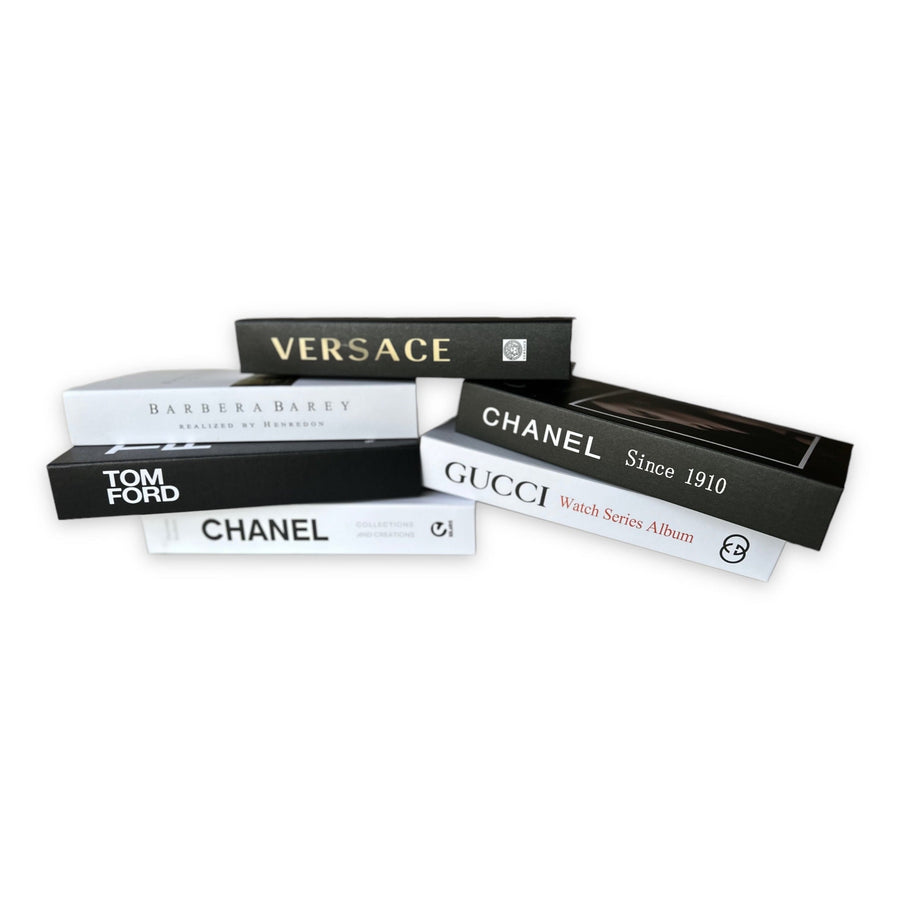 Display Decor Book - Chanel Black - eyahomeliving