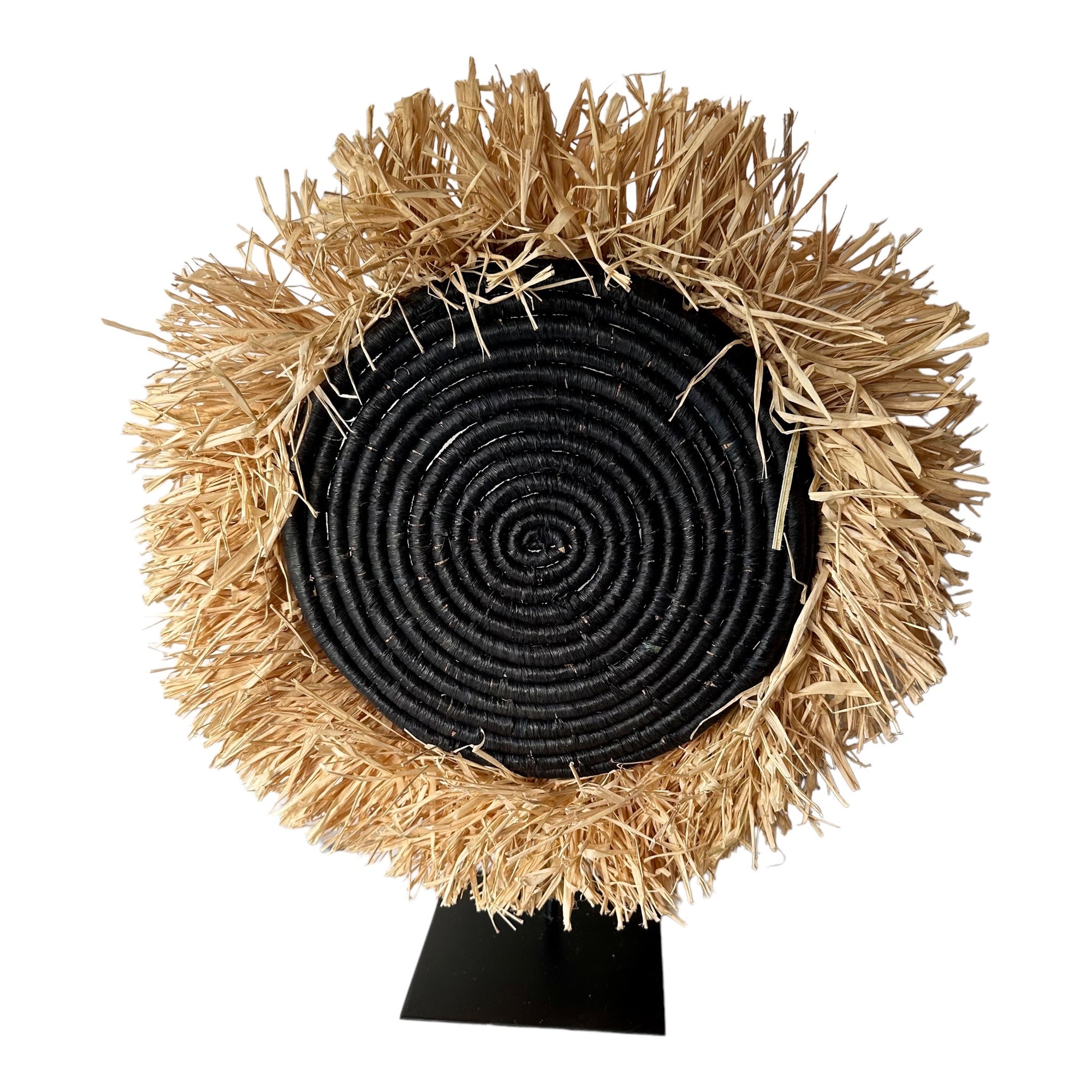 Rattan Fringe Basket - eyahomeliving